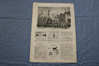 1875 JUNE 19 L'UNIVERS ILLUSTRE - REVUE A LONGCHAMP - FRENCH - NP 8563
