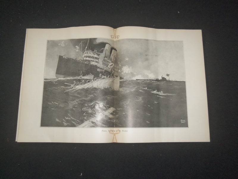 1917 APRIL 26 LIFE MAGAZINE - PACIFISTS' NUMBER - A PRAYER FOR PEACE - L 765C