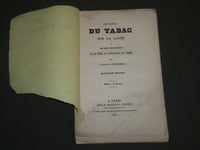1843 DE L'ACTION DU TABAC SUR LA SANTE BOOK BY B. BOUSSIRON- FRENCH - J 4761