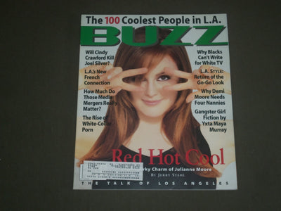 1995 OCTOBER BUZZ MAGAZINE - JULIANNE MOORE - B 498