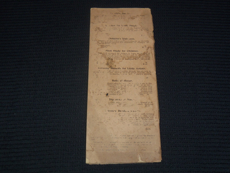 1882 THE EXCELSIOR SPELLING BLANK BOOKLET PUBLISHED BY D. H. KNOWLTON - K 2600