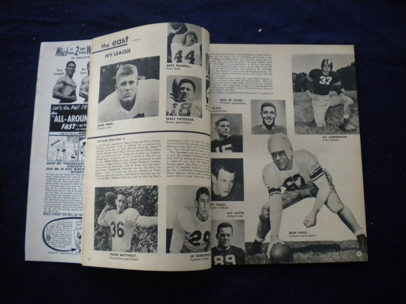 1950 COMPLETE FOOTBALL MAGAZINE - BOB WILLIAMS, NOTRE DAME - B 439J