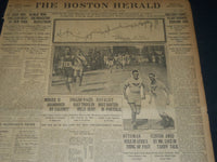 1911 OCTOBER 6 THE BOSTON HERALD - DE MAR WINS BROCKTON MARATHON RACE - BH 179