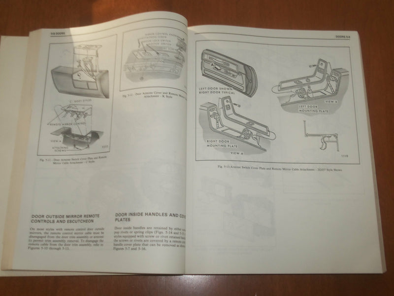 1979 FISHER BODY SERVICE MANUAL - KD 6693