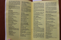 1984 THE CYCLISTS' YELLOW PAGES - 5TH EDITION - SOFTCOVER BOOK - K 3181