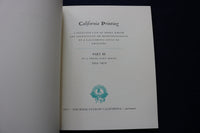 1984-1987 CALIFORNIA PRINTING - PARTS TWO & THREE - SOFTCOVER BOOKS - K 1750