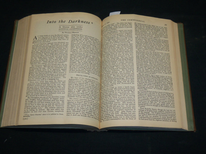 1940 APRIL-OCTOBER THE COMMONWEALTH MAGAZINE BOUND VOLUME NO. 32 - R 383