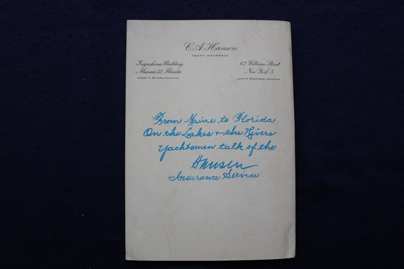 1954 INLAND WATERWAY GUIDE NORTHERN EDITION SOFTCOVER BOOK - K 905