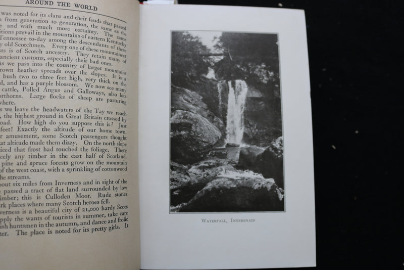 1910 AROUND THE WORLD WITH A BUSINESS MAN HARDCOVER BOOK-LEANDER BIGGER -KD 9466
