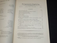 1942-1945 PHOTOGRAMMETRIC ENGINEERING MAGAZINE COMPLETE RUN OF 16 - O 2930G