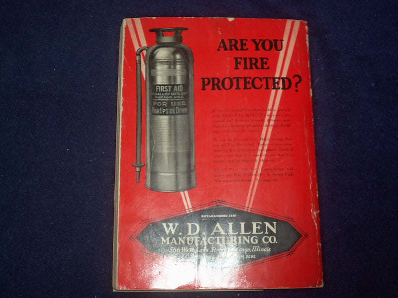 1931 W. D. ALLEN MANUFACTURING CO. RED BOOK CATALOG - CHICAGO, ILLINOIS - J 9346
