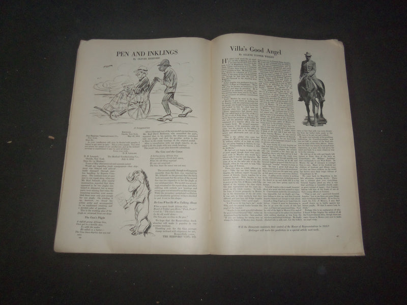 1914 JULY 18 HARPER'S WEEKLY MAGAZINE - THE ANTI-PAPAL PANIC - SP 1520A