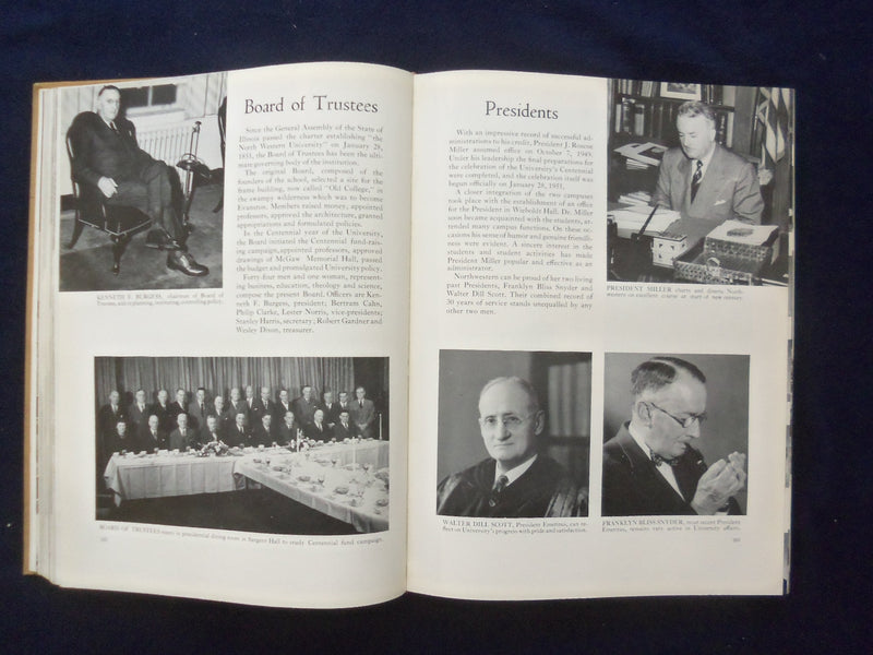 1951 CENTENNIAL SYLLABUS NORTHWESTERN UNIVERSITY YEARBOOK - EVANSTON, IL-YB 3044