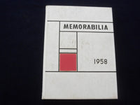 1958 MEMORABILIA NEW JERSEY STATE TEACHERS COLLEGE YEARBOOK - UNION, NJ- YB 3109