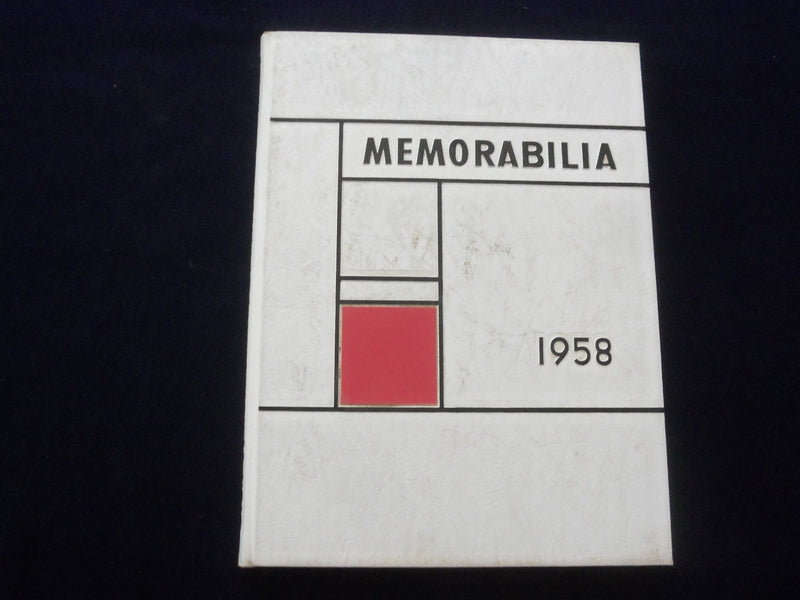 1958 MEMORABILIA NEW JERSEY STATE TEACHERS COLLEGE YEARBOOK - UNION, NJ- YB 3109