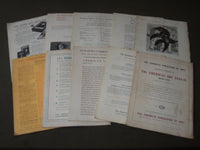 1943-1950 MAGAZINE OF ART LOT OF 10 ISSUES - NICE PHOTOS - O 277