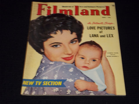 1953 AUGUST MOVIES MAGAZINE - LIZ TAYLOR FRONT COVER - E 15260