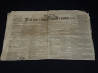 1871 MAY 25 DAILY NATIONAL REPUBLICAN NEWSPAPER - WASHINGTON D. C. - NP 3877E