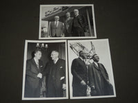 1950'S GOVERNOR ROBERT MEYNER PHOTO LOT OF 11 - TRIP TO AMSTERDAM - J 3460