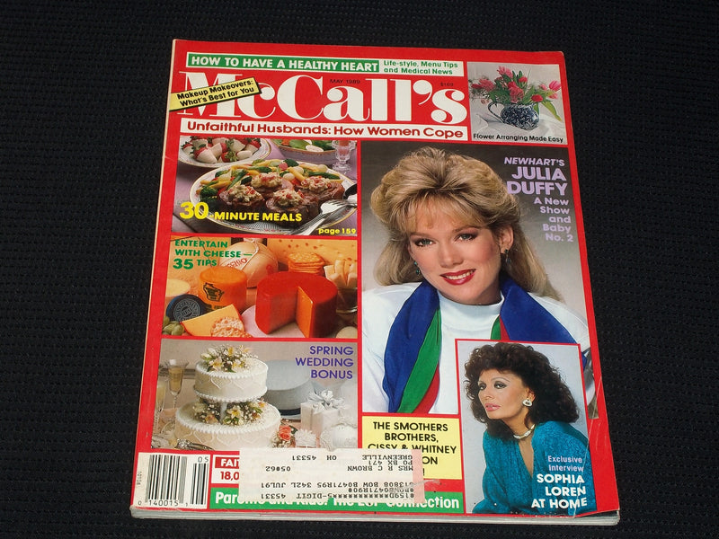 1989 MAY MCCALL'S MAGAZINE - JULIA DUFFY FRONT COVER - E 643