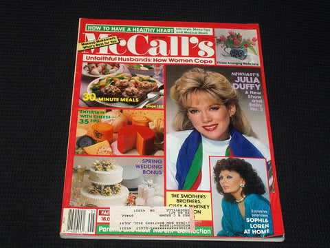 1989 MAY MCCALL'S MAGAZINE - JULIA DUFFY FRONT COVER - E 643