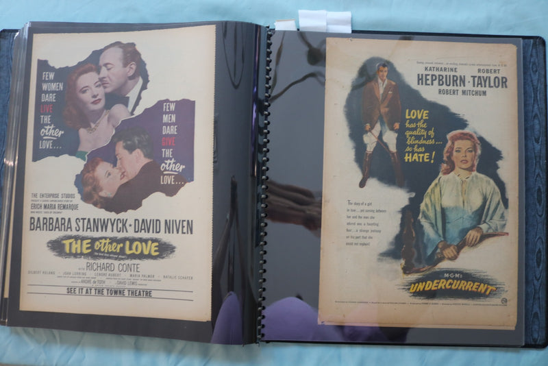 HUGE MOVIE SCRAPBOOK - LOBBY CARDS - #19