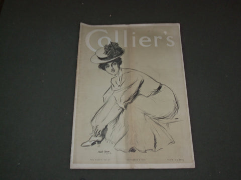1906 SEP 8 COLLIER'S MAGAZINE - GREAT ILLUSTRATIONS, ARTICLES & ADS - F 598