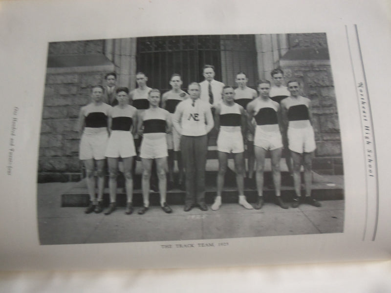 1926 JANUARY NORTHEAST HIGH SCHOOL CLASS RECORD LEATHER-PHILADELPHIA, PA-YB 3376