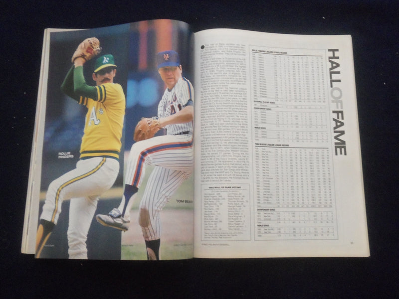 1992 STREET AND SMITH'S BASEBALL MAGAZINE - THE CLASS OF BASEBALL - SP 1523Q