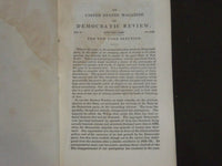 1838-1840 THE UNITED STATES MAGAZINE & DEMOCRATIC REVIEW LOT OF 9 - WR 1277