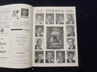1960 OCT 22 FOOTBALL PROGRAM - INDIANA VS. MICHIGAN STATE-HERB ADDERLEY-SP 5454W