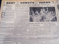 1941 AUGUST 20 CLEVELAND NEWS NEWSPAPER - STRIKE HALTS DETROIT TROLLEY - NT 7414