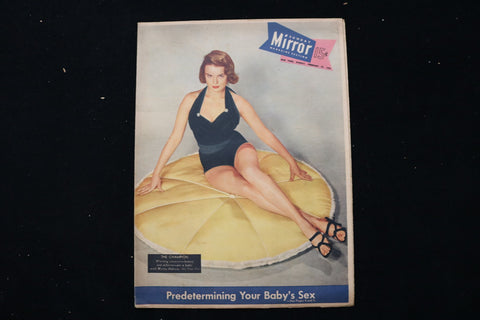 1955 FEBRUARY 27 SUNDAY MIRROR MAGAZINE - MYRNA HANSEN COVER - E 26277