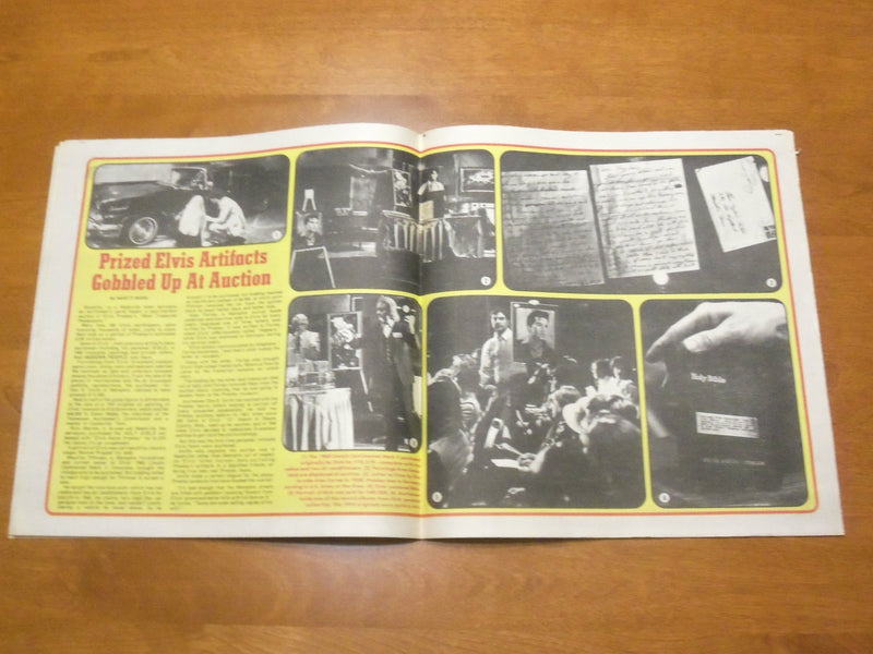 1978 MARCH 5 MODERN PEOPLE NEWSPAPER-SELLING OF ELVIS' PERSONAL PROPERTY-NP 4760