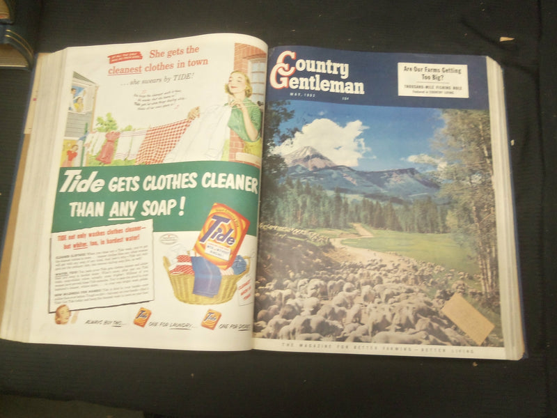 1952 JANUARY-DECEMBER COUNTRY GENTLEMAN BOUND MAGAZINE VOLUME - R 729V