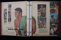 1950'S PHOTOPLAY MAGAZINE PIN-UPS SCRAPBOOK - E 24894