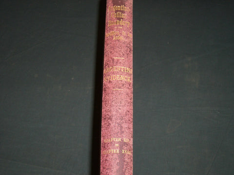 1900 ARGENTINE - CHILIAN BOUNDARY REPORT PART 2 CHAPTERS 14-18- KD 3600F