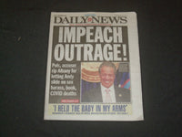 2021 AUGUST 14 NEW YORK DAILY NEWS NEWSPAPER - GOV. CUOMO IMPEACH OUTRAGE!