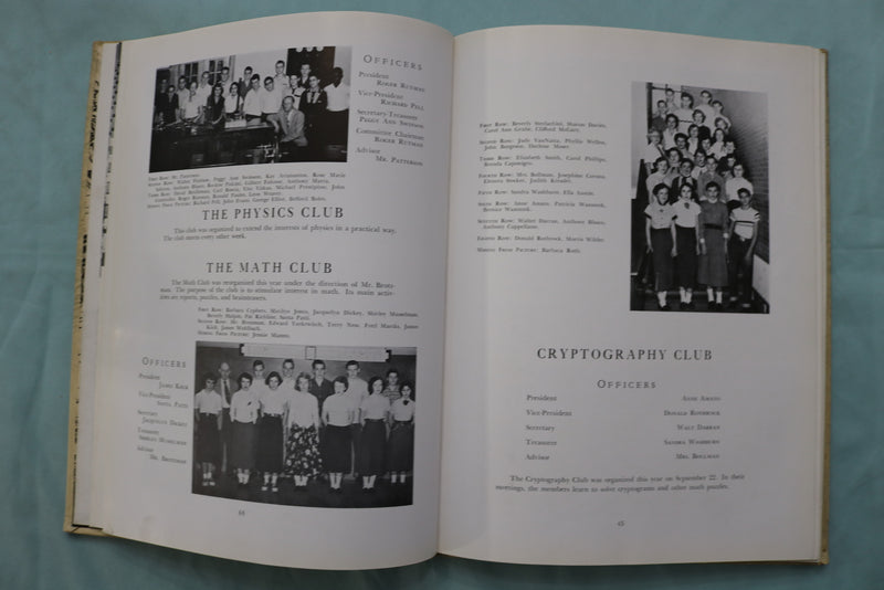 1955 THE RECHAUFFE EASTON HIGH SCHOOL YEARBOOK - EASTON, PENNSYLVANIA - YB 3556