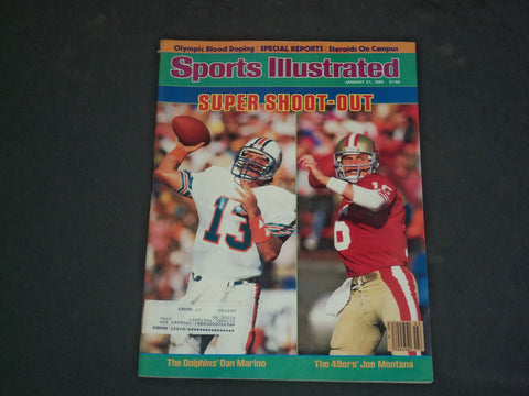 1985 JAN 21 SPORTS ILLUSTRATED MAGAZINE - DAN MARINO & JOE MONTANA - SP 9141