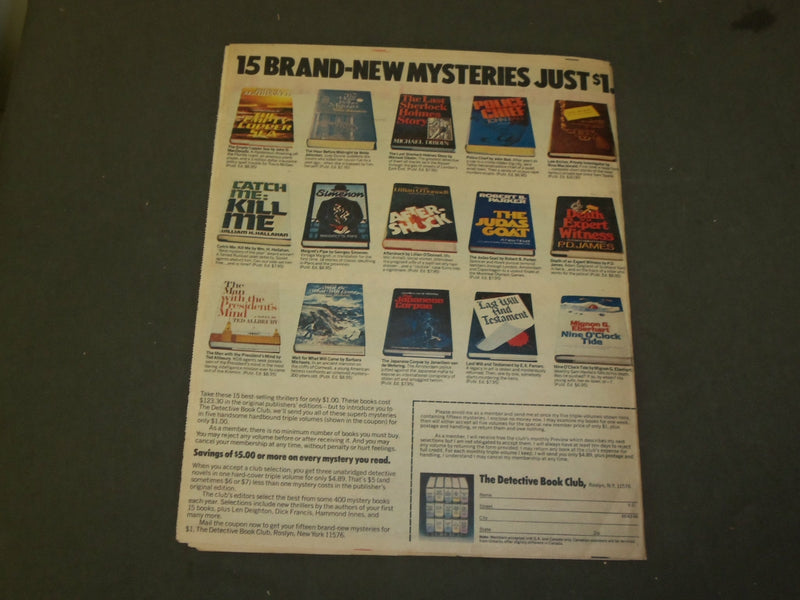 1979 JAN 7 SUNDAY NEWS NEWSPAPER - WATERGATE UPDATE WITH JACK ANDERSON - NP 3435