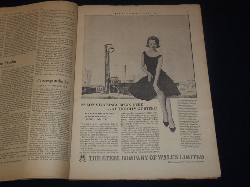 1961 MAY 12 NEW STATESMAN WEEK-END REVIEW MAGAZINE - AGONY OF ANGOLA - K 2059