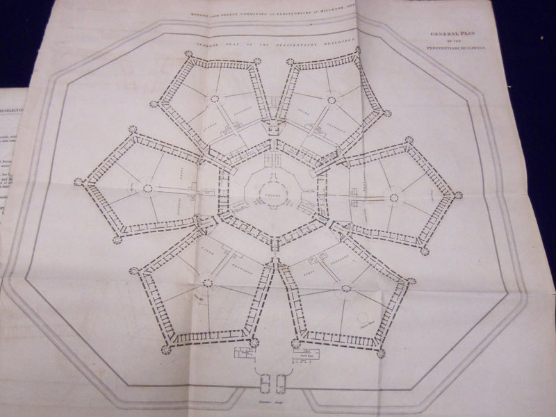 1824 REPORT FROM THE COMMITTEE ON PENITENTIARY HOUSES VOLUME - COMMON - KD 1913