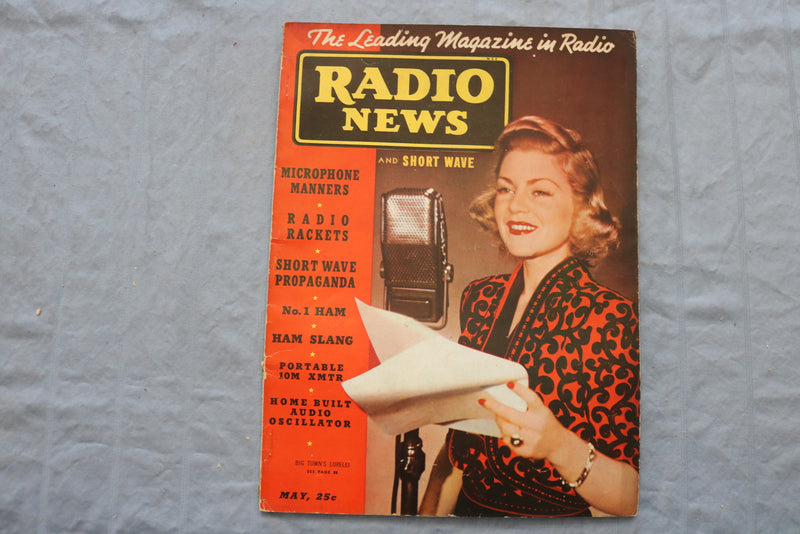 1938 MAY RADIO NEWS AND THE SHORT-WAVE MAGAZINE - ST 1006U
