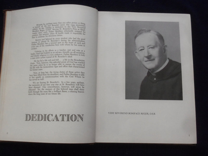 1944 THE TELELOG ST. BENEDICT'S PEPARATORY SCHOOL YEARBOOK - NEWARK, NJ- YB 3121