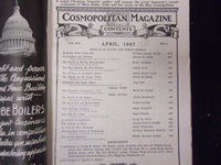 1907 APRIL COSMOPOLITAN MAGAZINE - NICE COVER, ADS AND ARTICLES - ST 3018