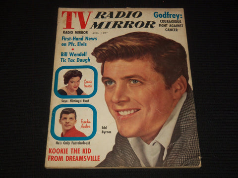 1959 AUGUST TV RADIO MIRROR MAGAZINE - EDD BYRNES COVER - E 16247