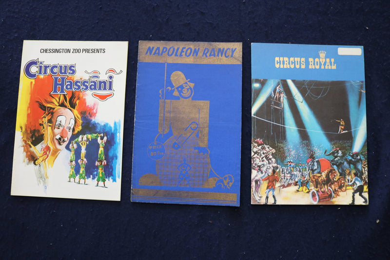 1960'S-1980'S CIRCUS PROGRAMS - SMALLER SIZE - LOT OF 28 - O 3534