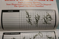 1993 QUAD CITY RIVER BANDITS YEARBOOK - AUTOGRAPHS - CESAR CEDENO - K 3405