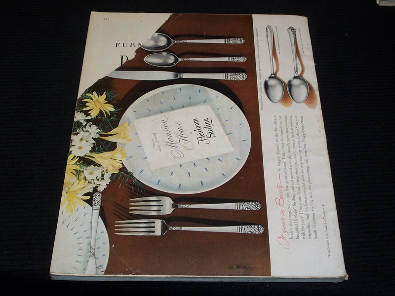 1950 SEPTEMBER HOUSE & GARDEN MAGAZINE - 1951 COLOR STORY FRONT COVER - E 5122